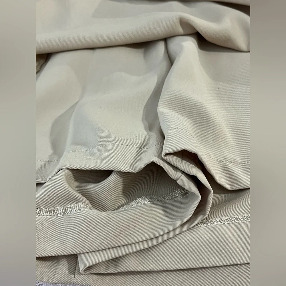 EP Pro Khaki Tan Golf Tennis Skort Size 10 Athletic Stretch Skirt Shorts